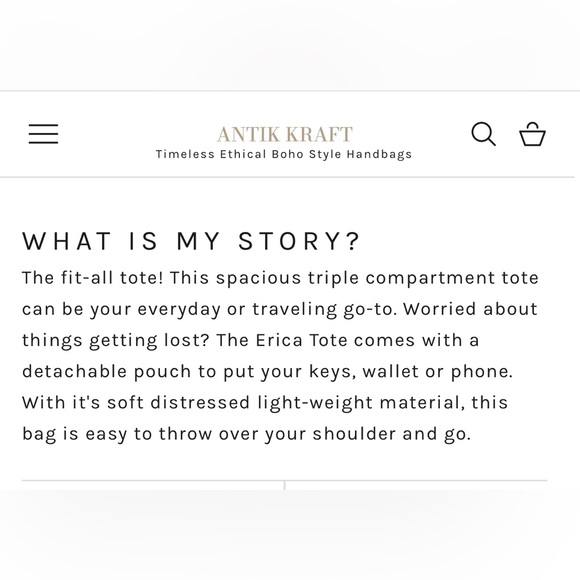 Anika Kraft Erica Tote - Vegan Leather - Picture 15 of 16